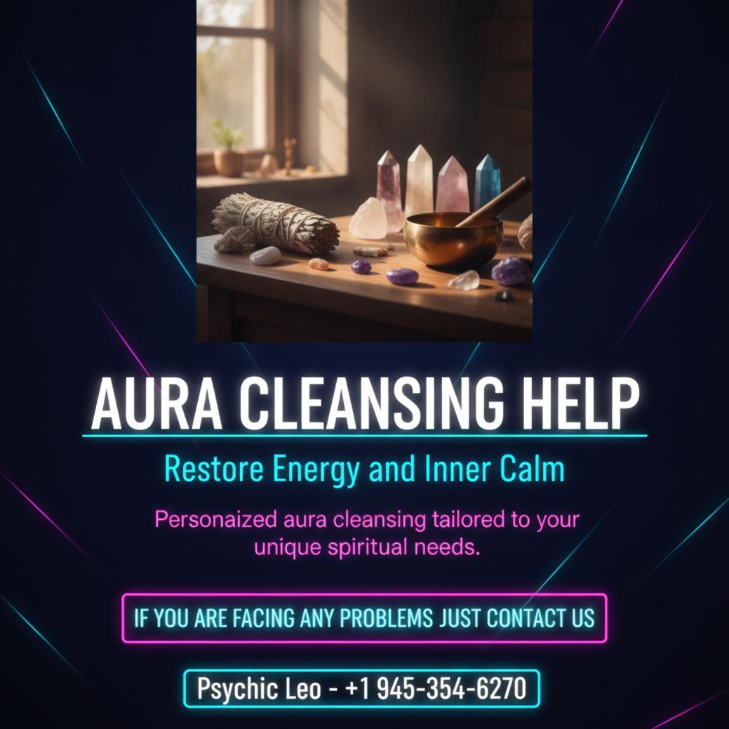 aura cleansing altar with sage crystals in Hutto TX practice