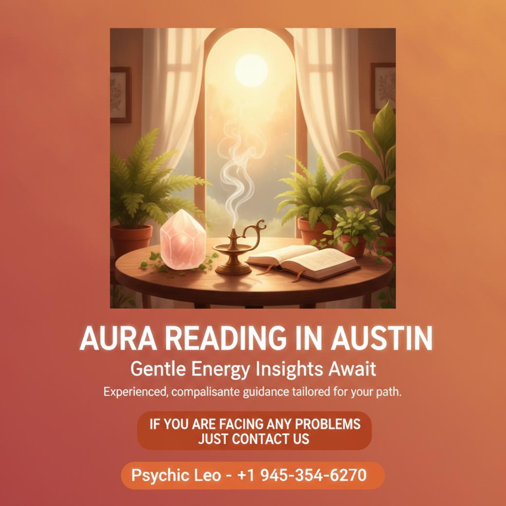 peaceful indoor space with aura reading setup in Austin, TX