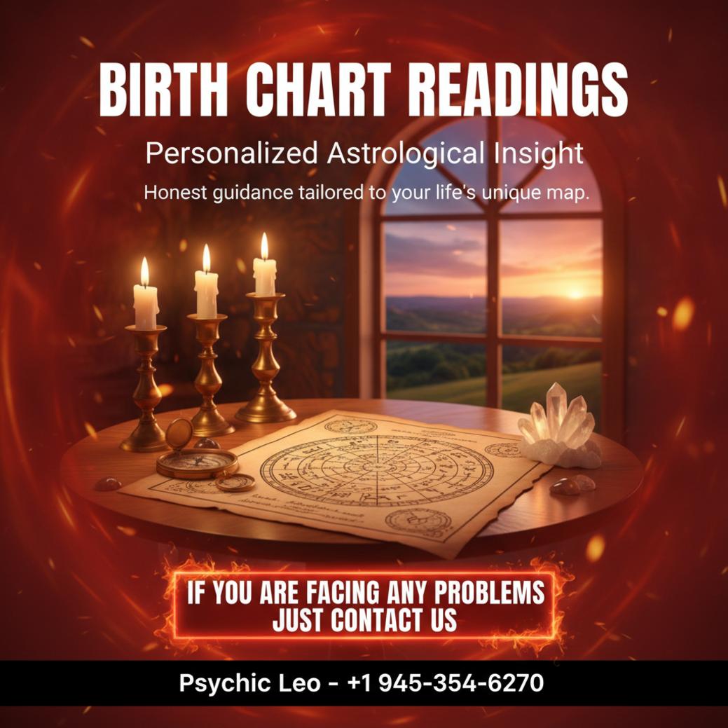 How a Birth Chart Reading in Lakeway Can Bring Clarity Astrological birth chart reading setup in Lakeway TX at candlelit table