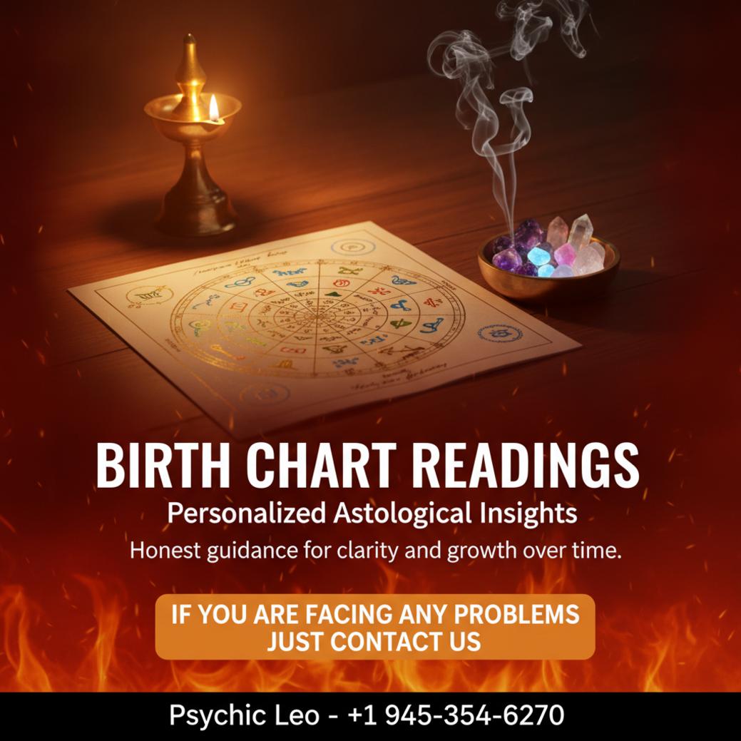Vedic birth chart reading setup in Pflugerville, TX with soft light