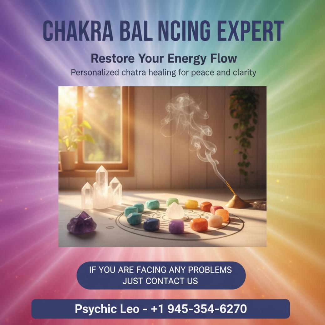 Chakra balancing crystals and peaceful meditation setup in San Antonio