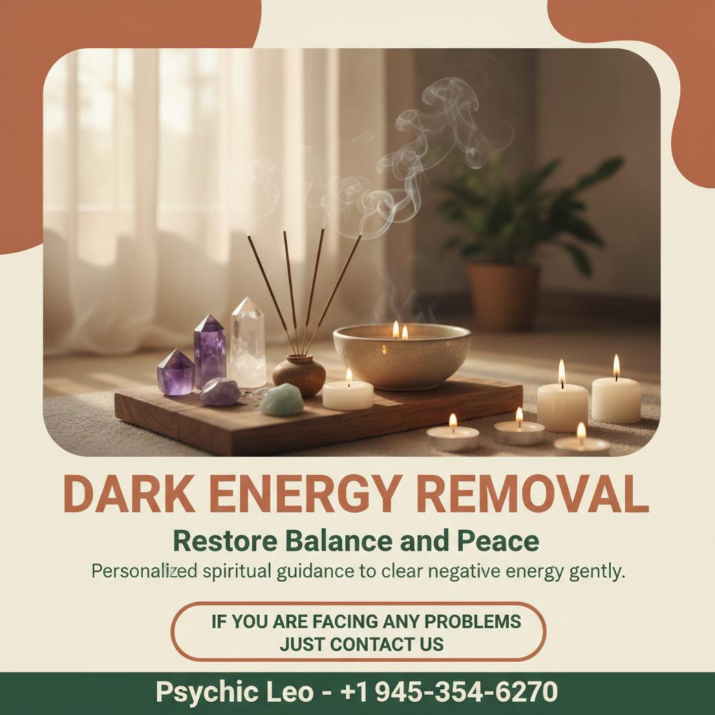 Dark energy removal spiritual scene with calming light Georgetown TX