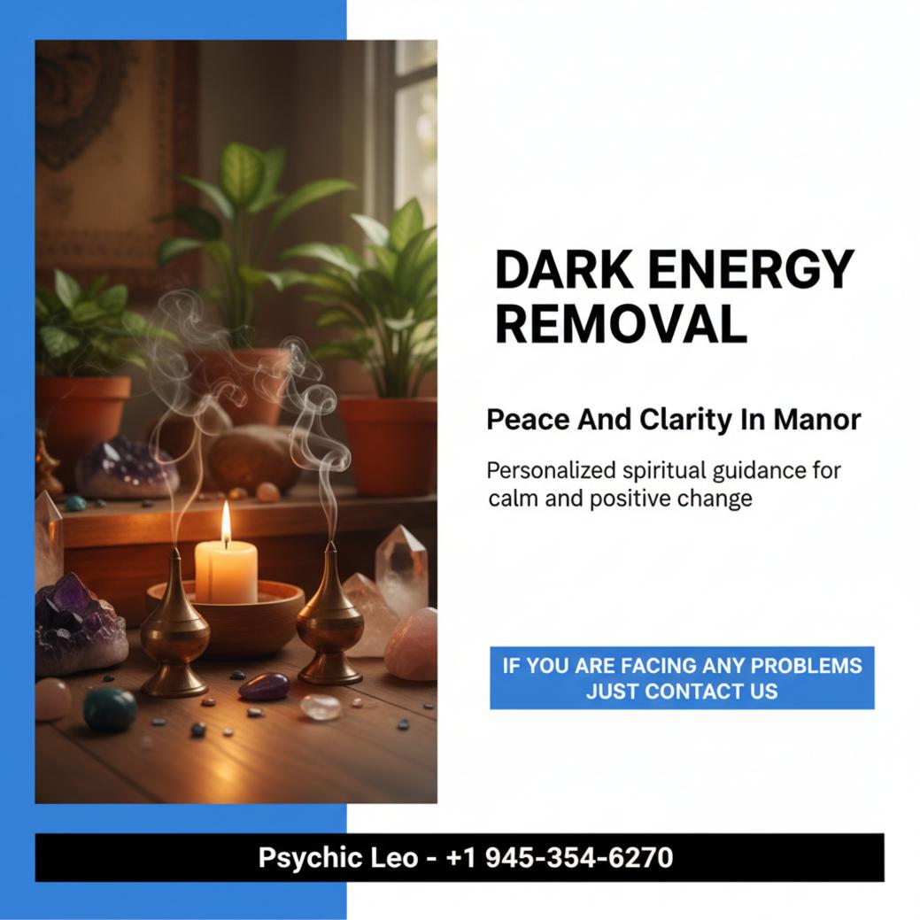 Dark energy removal ritual with incense in Manor, TX setting