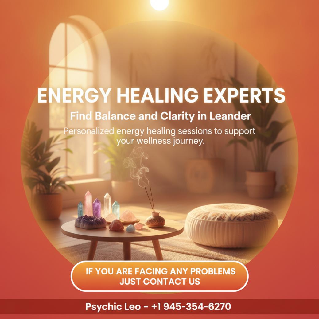 Calm therapy room for energy healing in Leander TX