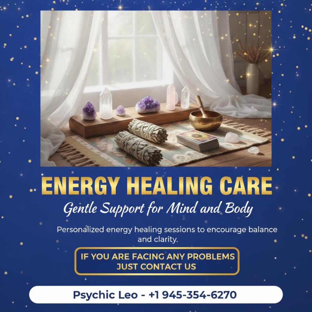 energy healing session setup with crystals and singing bowl in pflugerville