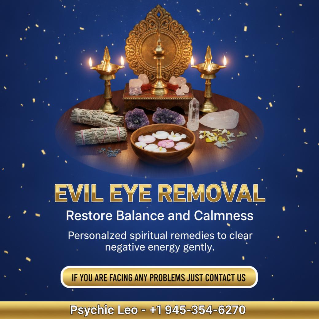 altar with oil lamps and herbs representing evil eye removal in Texas
