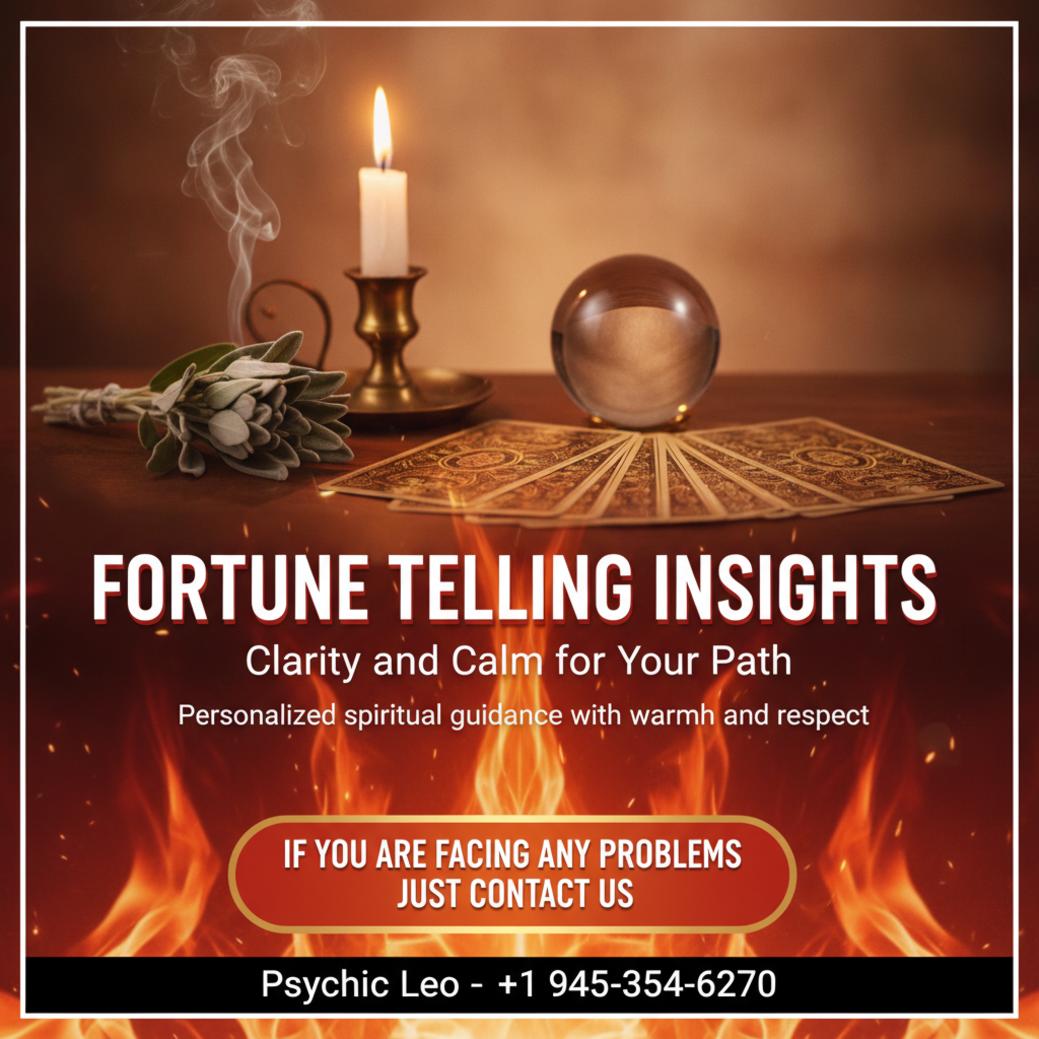 fortune telling setup with tarot cards and candle in Kyle TX room