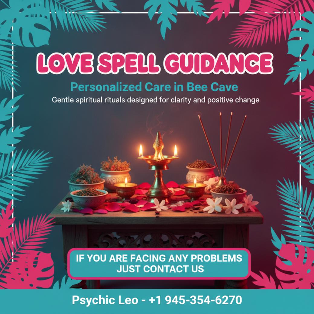Love spell guidance spiritual ritual altar in Bee Cave, TX