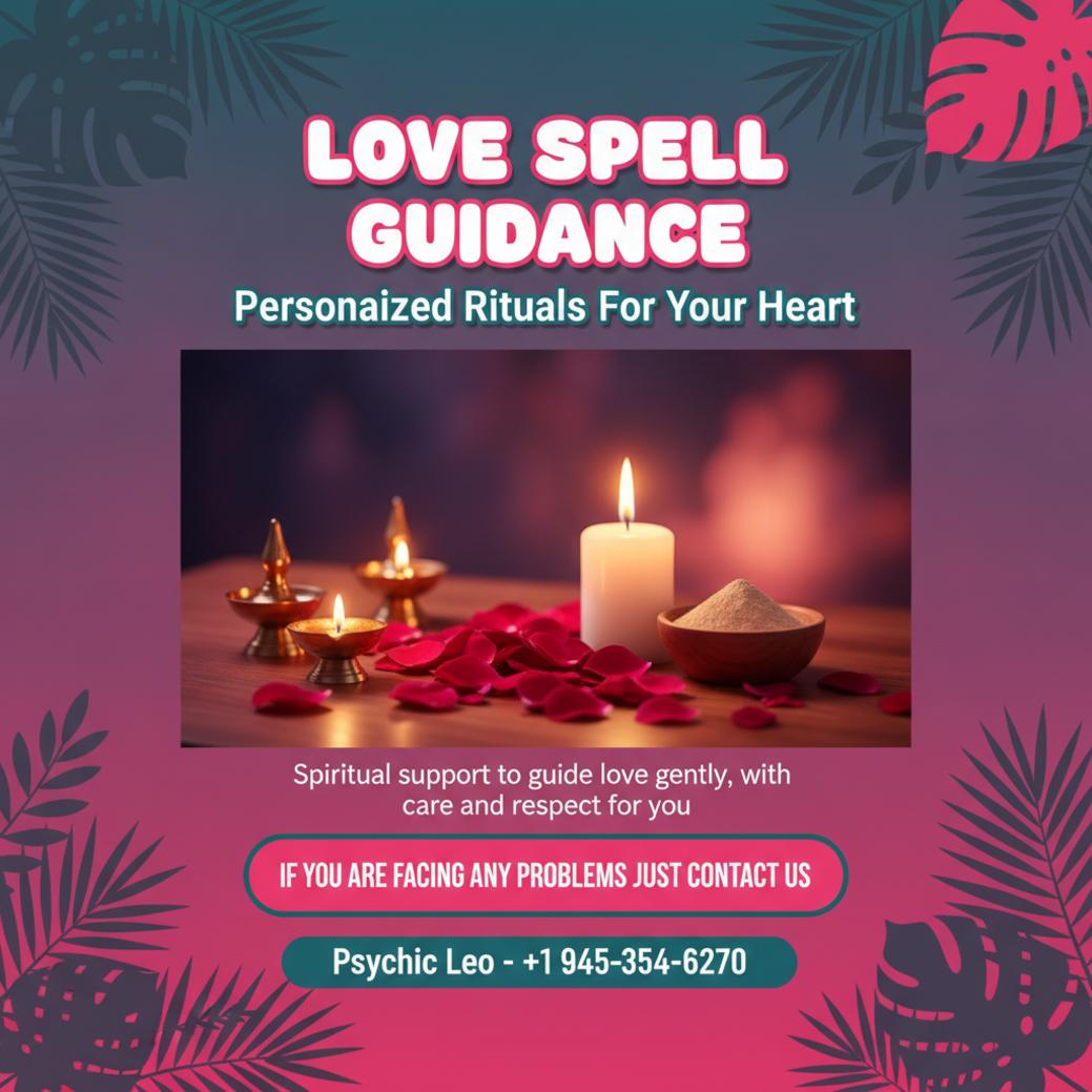 Love spell guidance altar with candles and traditional items in Round Rock