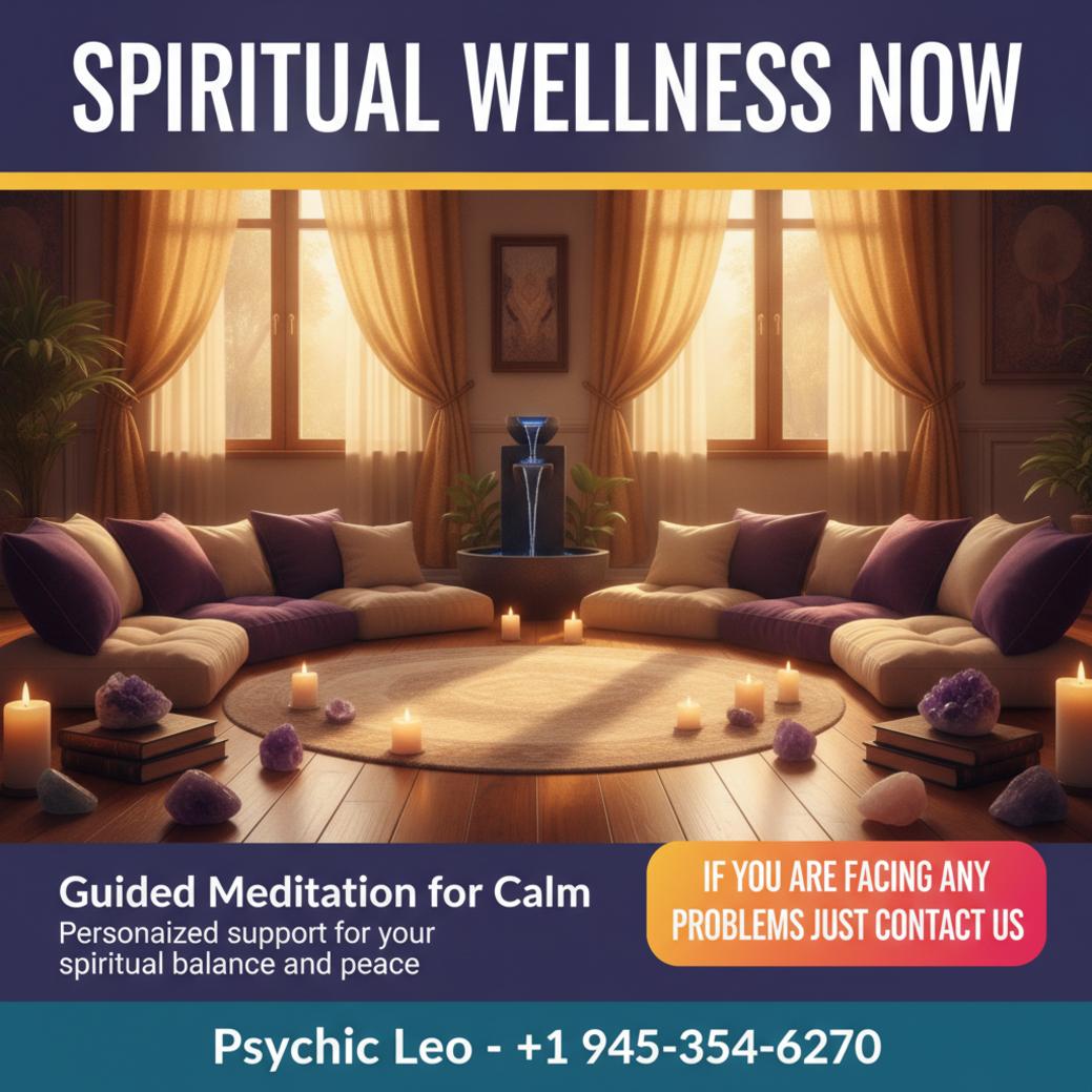 meditation and spiritual wellness session setup in Lakeway Texas