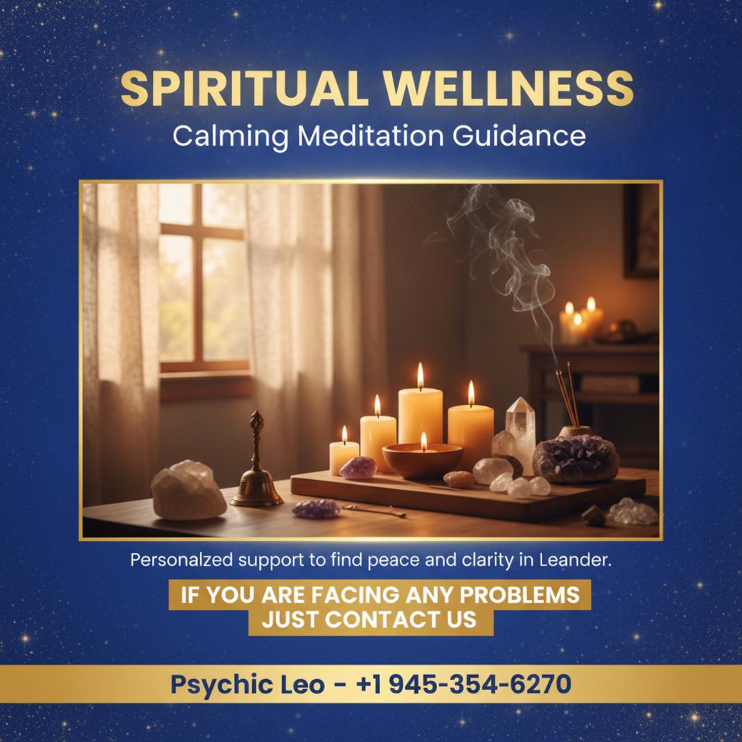 meditation and spiritual wellness peaceful altar Leander TX