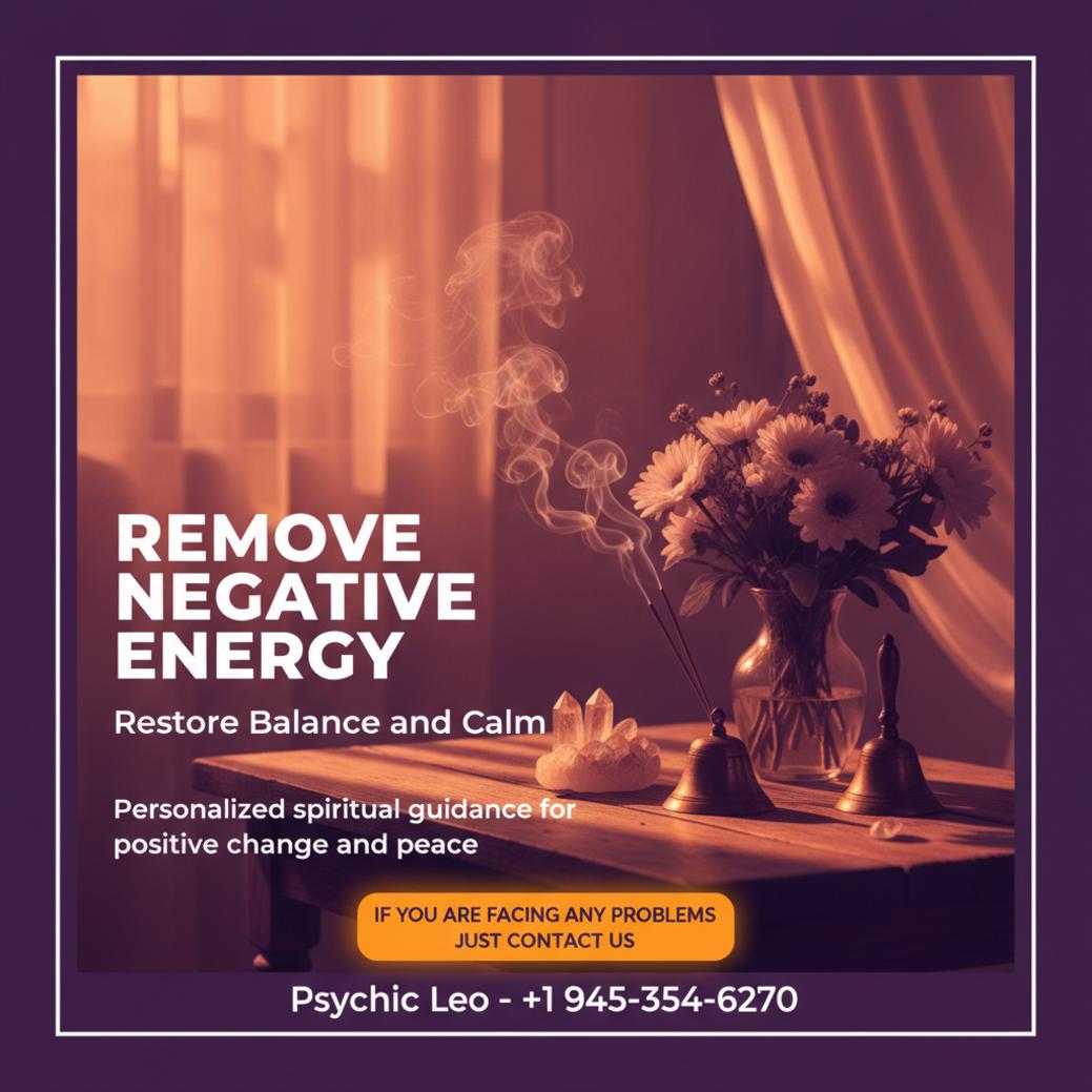 negative energy removal tools on wooden table in Austin spiritual room
