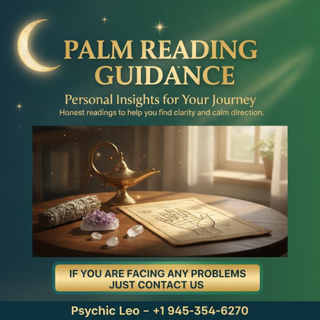 Detailed palm reading setup with warm light in Georgetown, TX