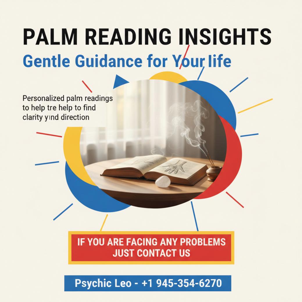 Palm reading setup with crystal and book in Kyle, TX practice