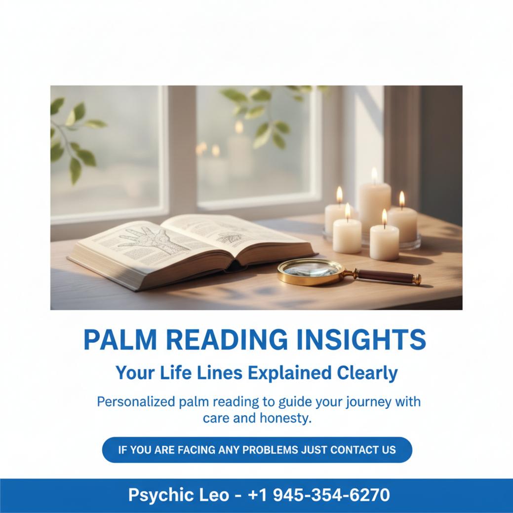 Calm palm reading scene showing hand lines and tools in Round Rock