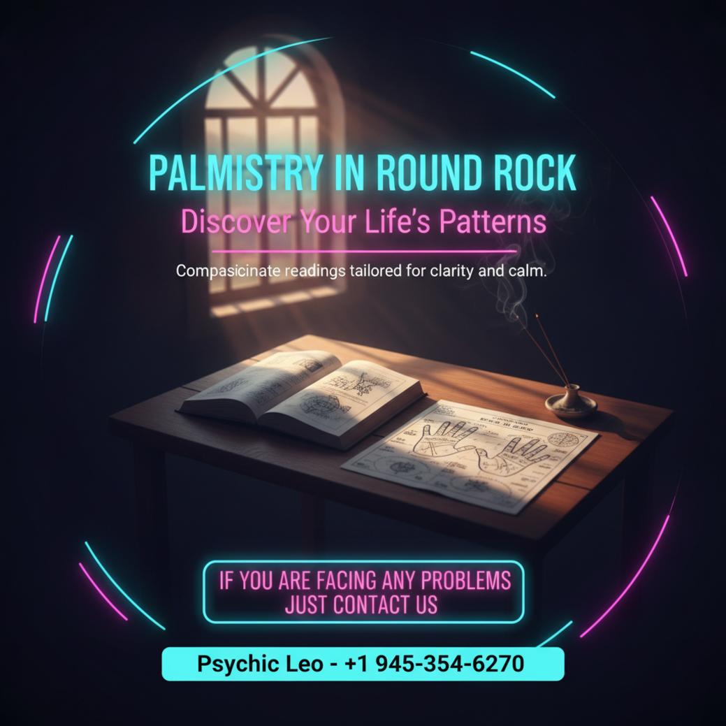 Palmistry reading tools with hand chart in Round Rock, TX