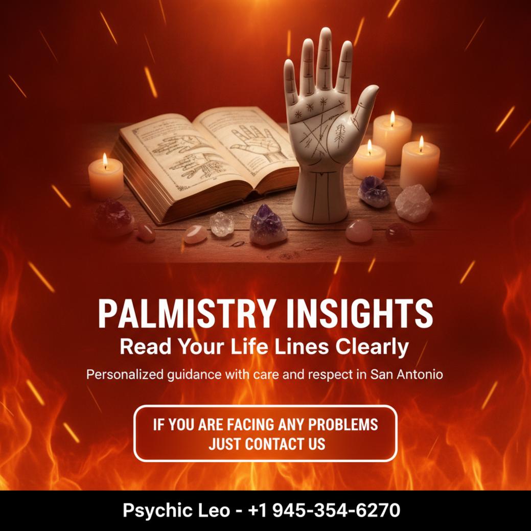 Palmistry hand model and guidebook for palmistry in San Antonio, TX