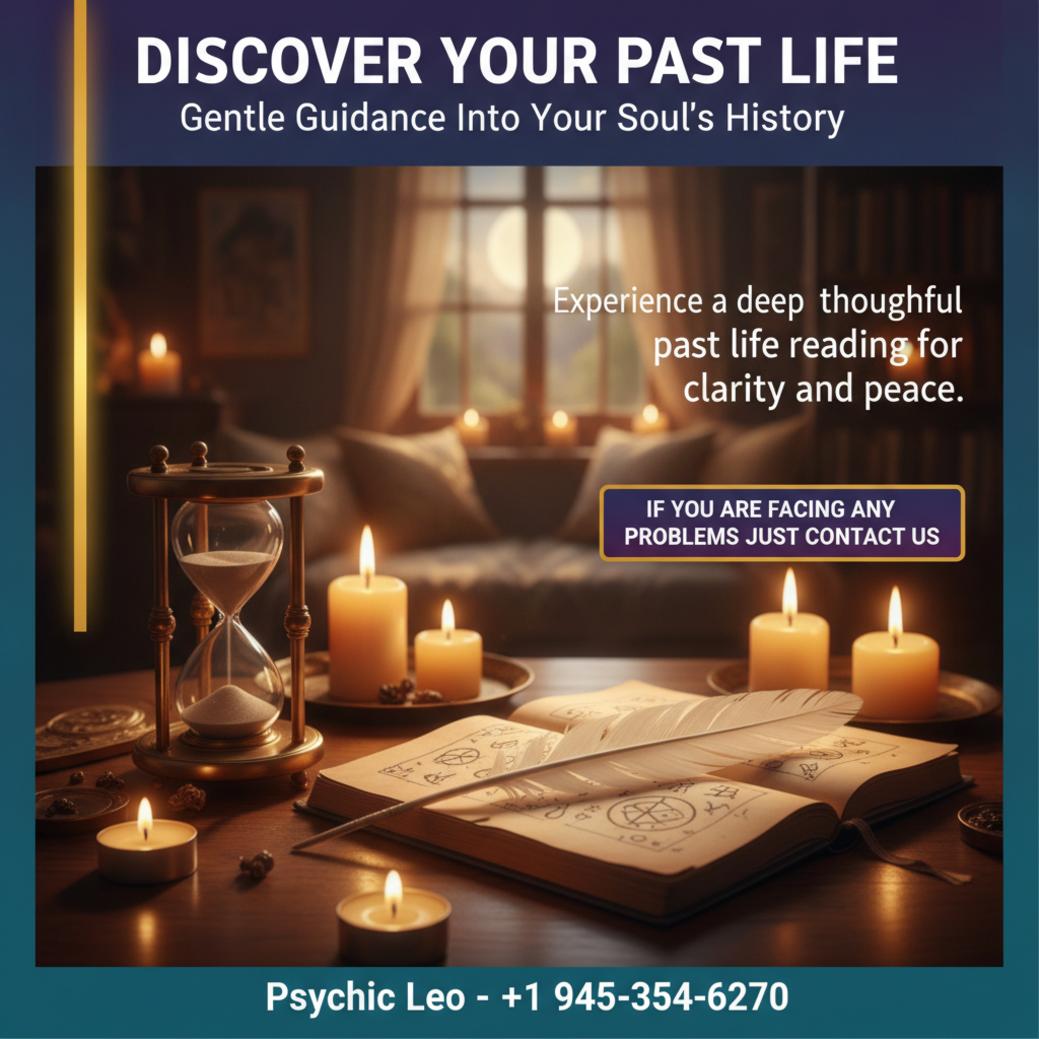 Past life reading session setup with spiritual tools in Lakeway TX