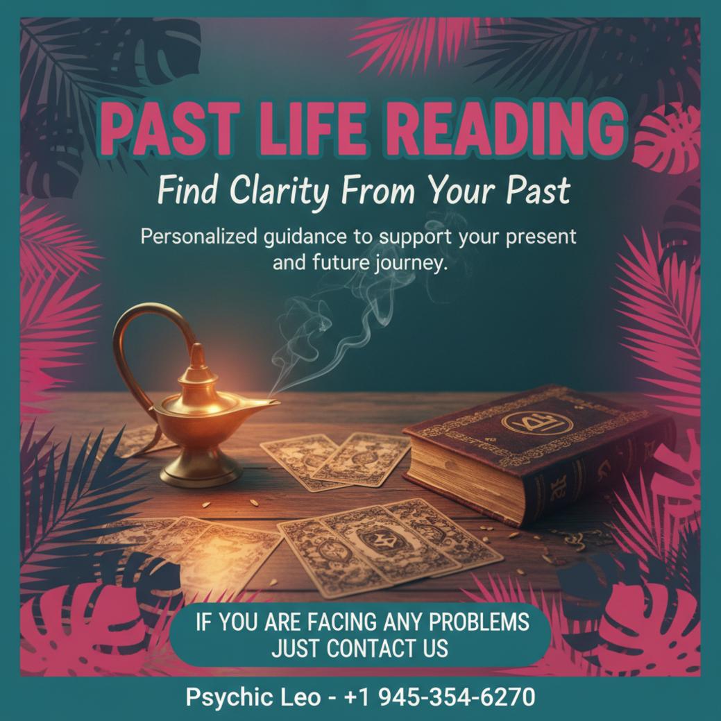 Past life reading setup with tarot cards and incense in Leander TX