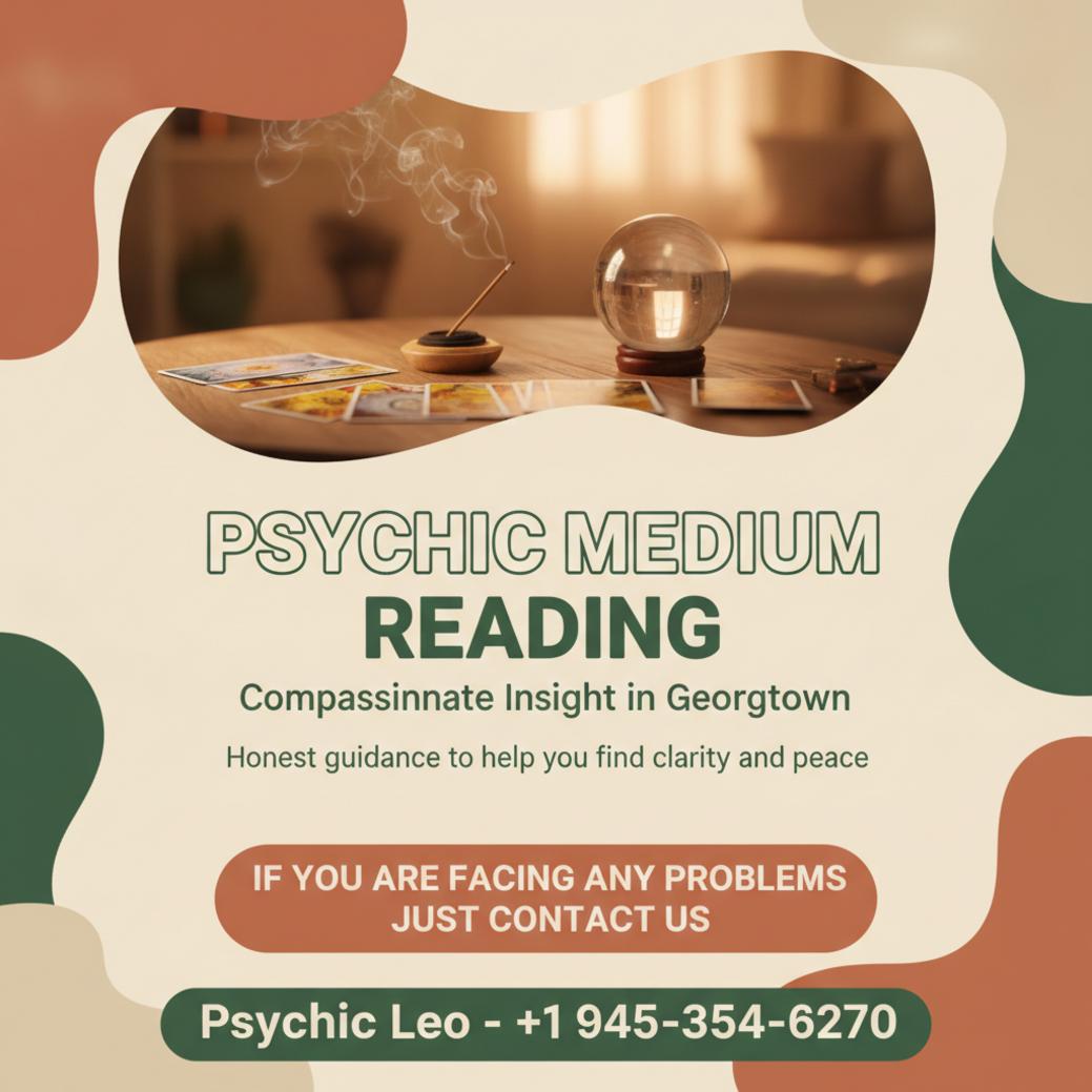 Psychic medium reading tools and serene setting in Georgetown TX