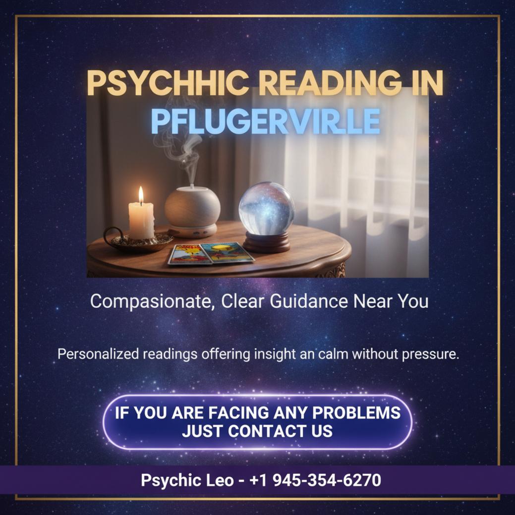 peaceful psychic reading setup with tarot cards in Pflugerville TX