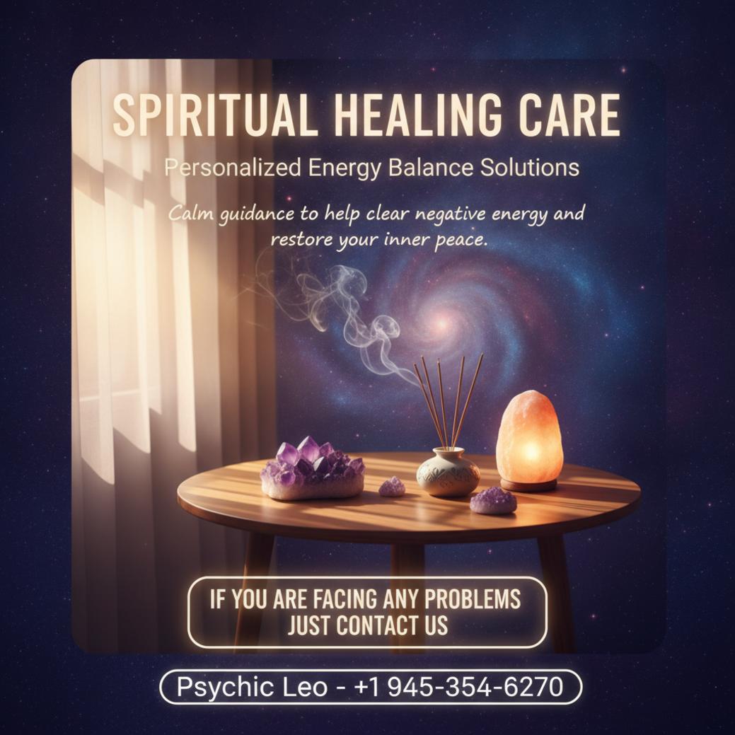 Spiritual healing session setup with crystals and salt lamp in San Antonio
