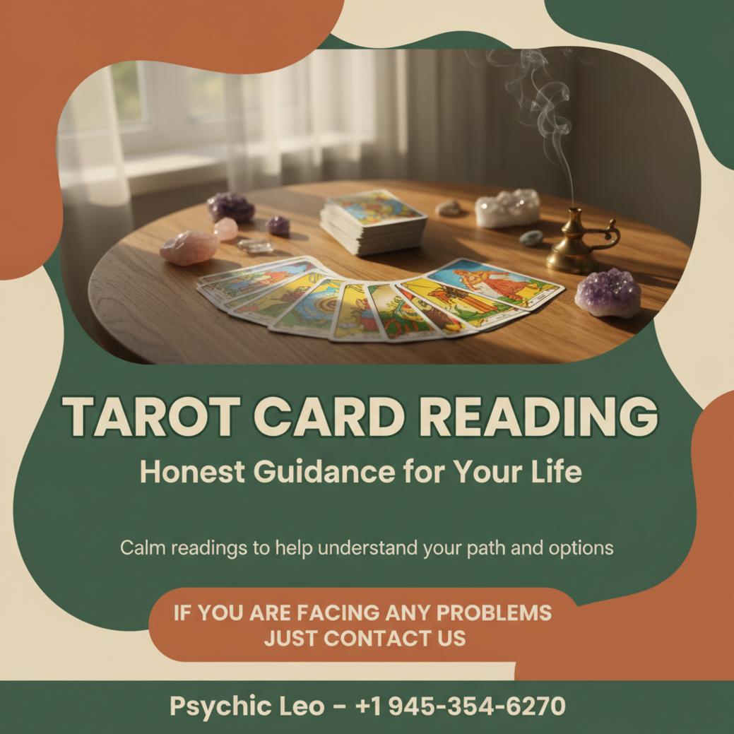 tarot card reading setup with crystals in Round Rock TX