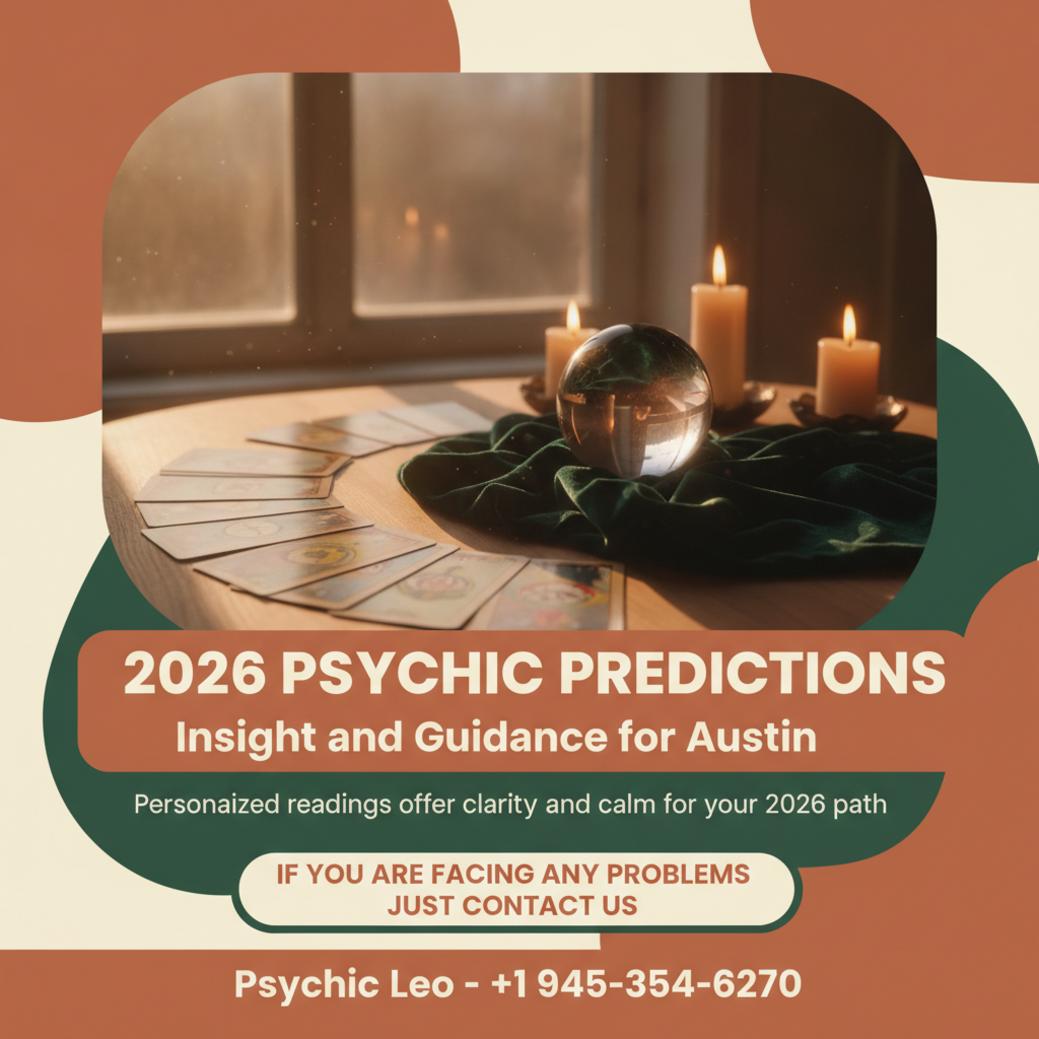 2026 psychic predictions tools on wooden table in Austin, TX
