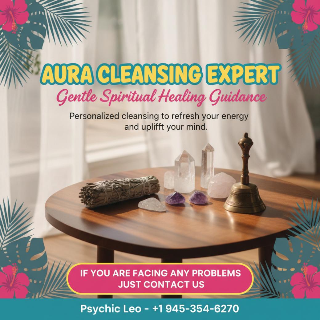 Calm and Clear: Aura Cleansing in Round Rock, TX objects for aura cleansing on wooden table in Round Rock