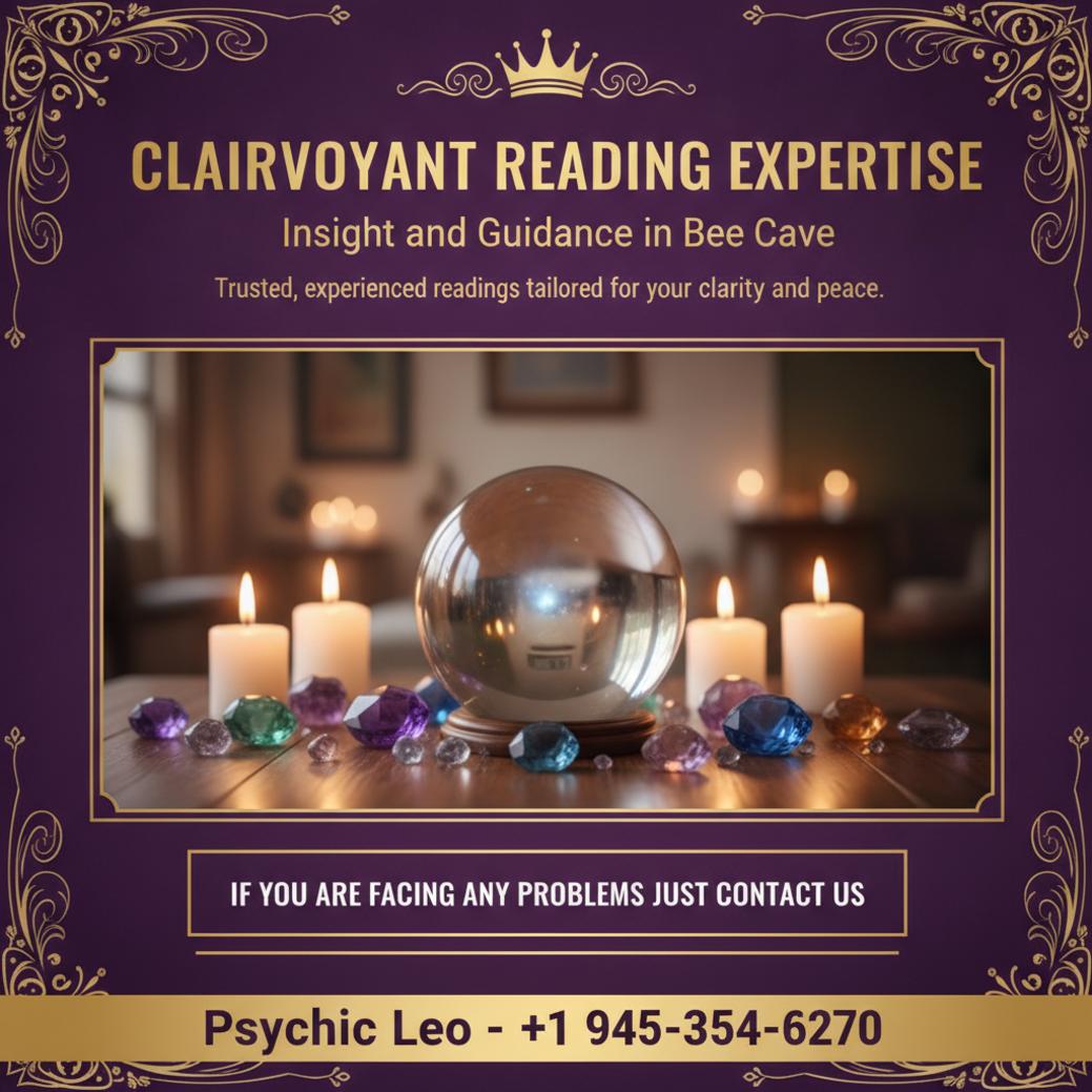 How Clairvoyant Reading in Bee Cave Can Bring Clarity Clairvoyant reading setup with crystal ball and candles in Bee Cave