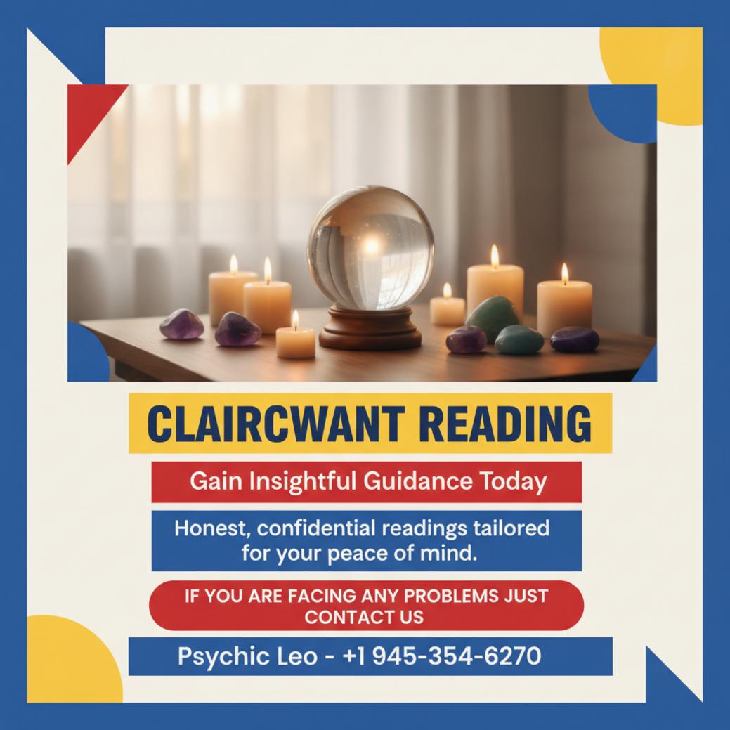 Clairvoyant reading setup with crystal ball in San Marcos Texas