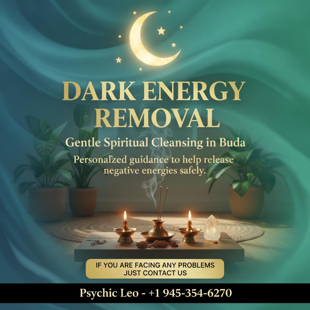 Dark energy removal spiritual altar with incense in Buda, TX