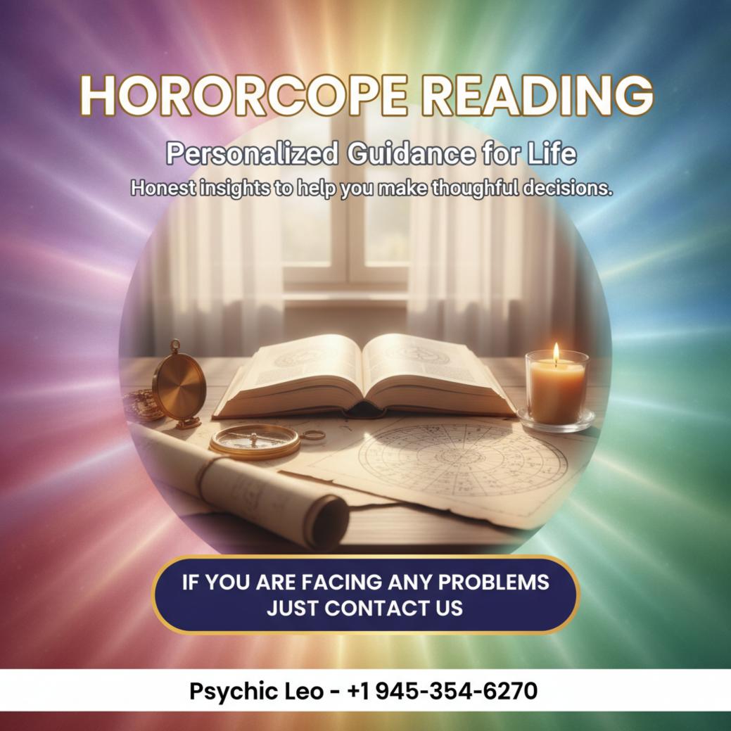 horoscope reading setup with charts and candle in Pflugerville