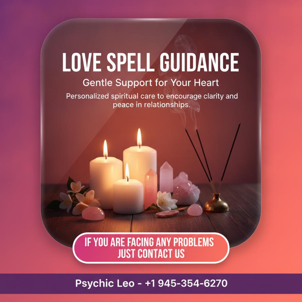 Love spell guidance altar with candles and crystals in Bee Cave, TX