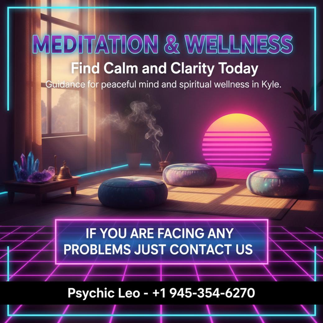 Meditation and spiritual wellness session setting in Kyle TX