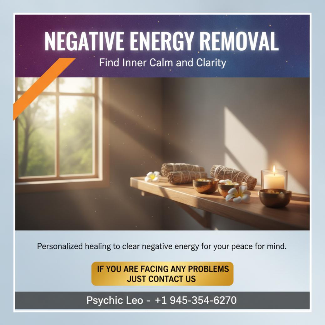 calming space for negative energy removal in Manor TX