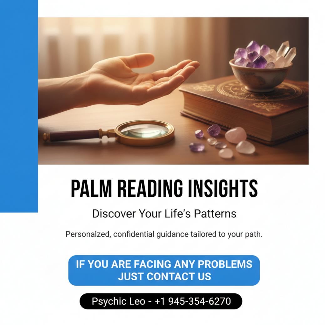 Palm reading session open hand with lines clear San Antonio