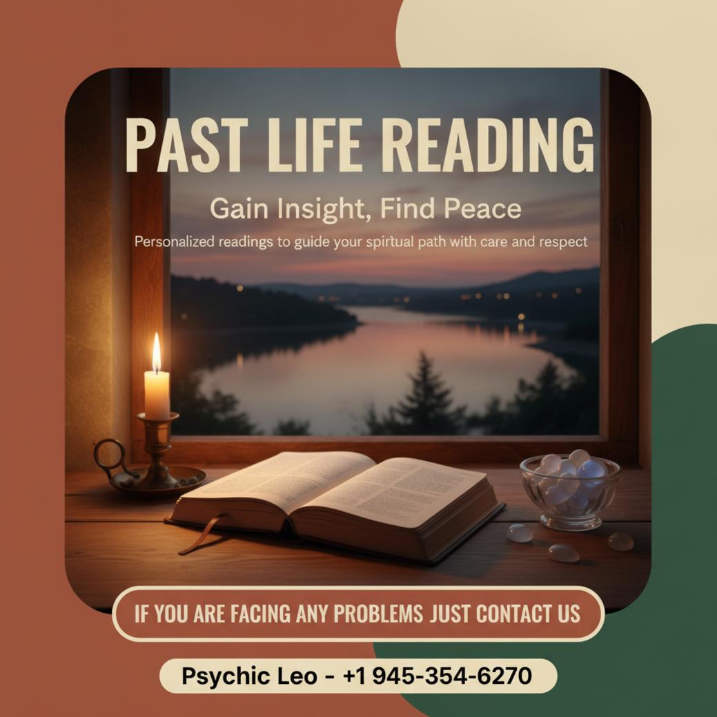 Past life reading setup with candle and crystals in Lakeway TX