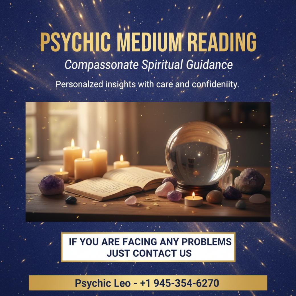Warm candlelit psychic medium reading setup in Texas room
