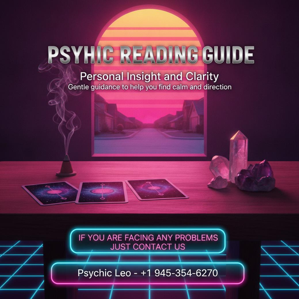 Psychic reading setup with cards and crystals in Pflugerville TX
