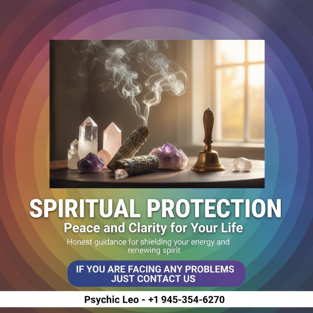 Spiritual protection setup with crystals and sage in Round Rock