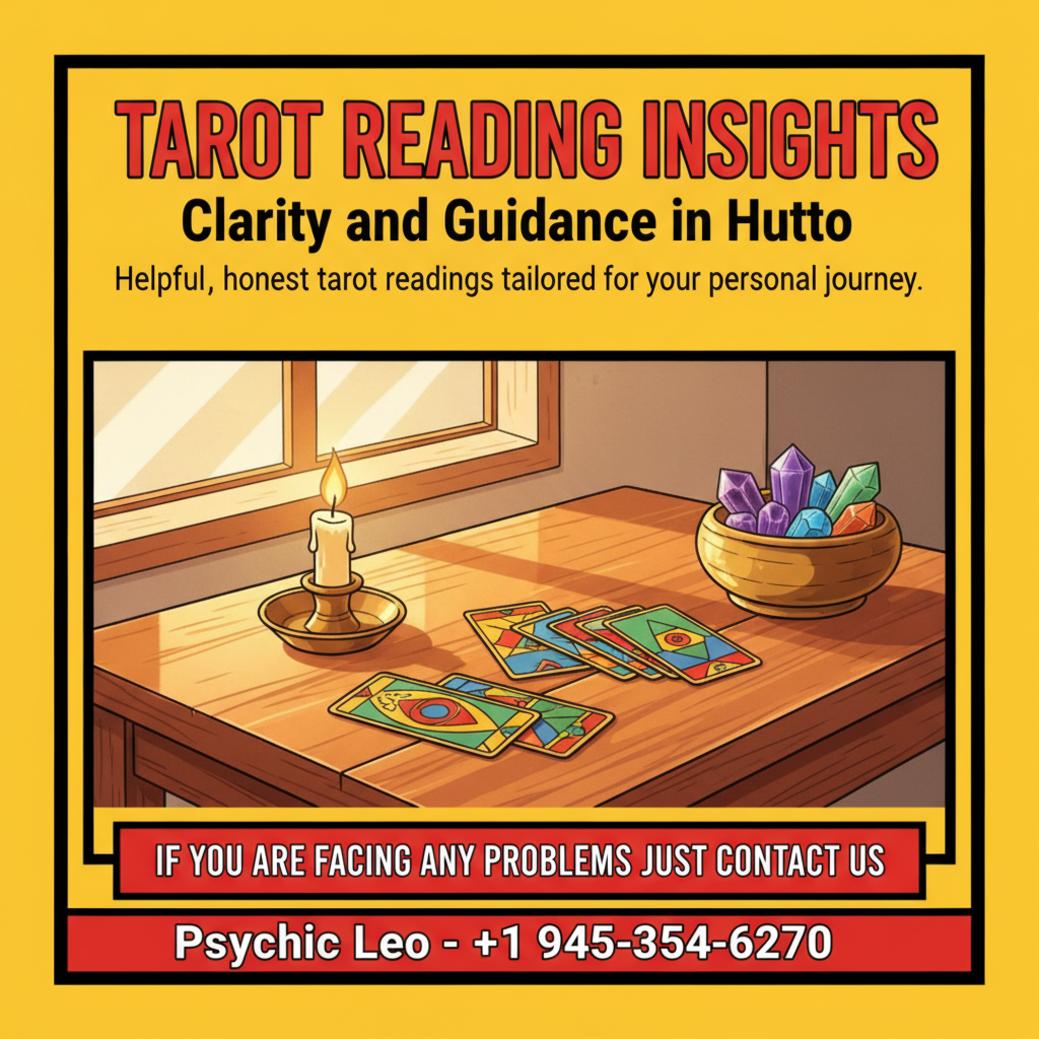 tarot reading setup with cards and candle in Hutto TX ambiance