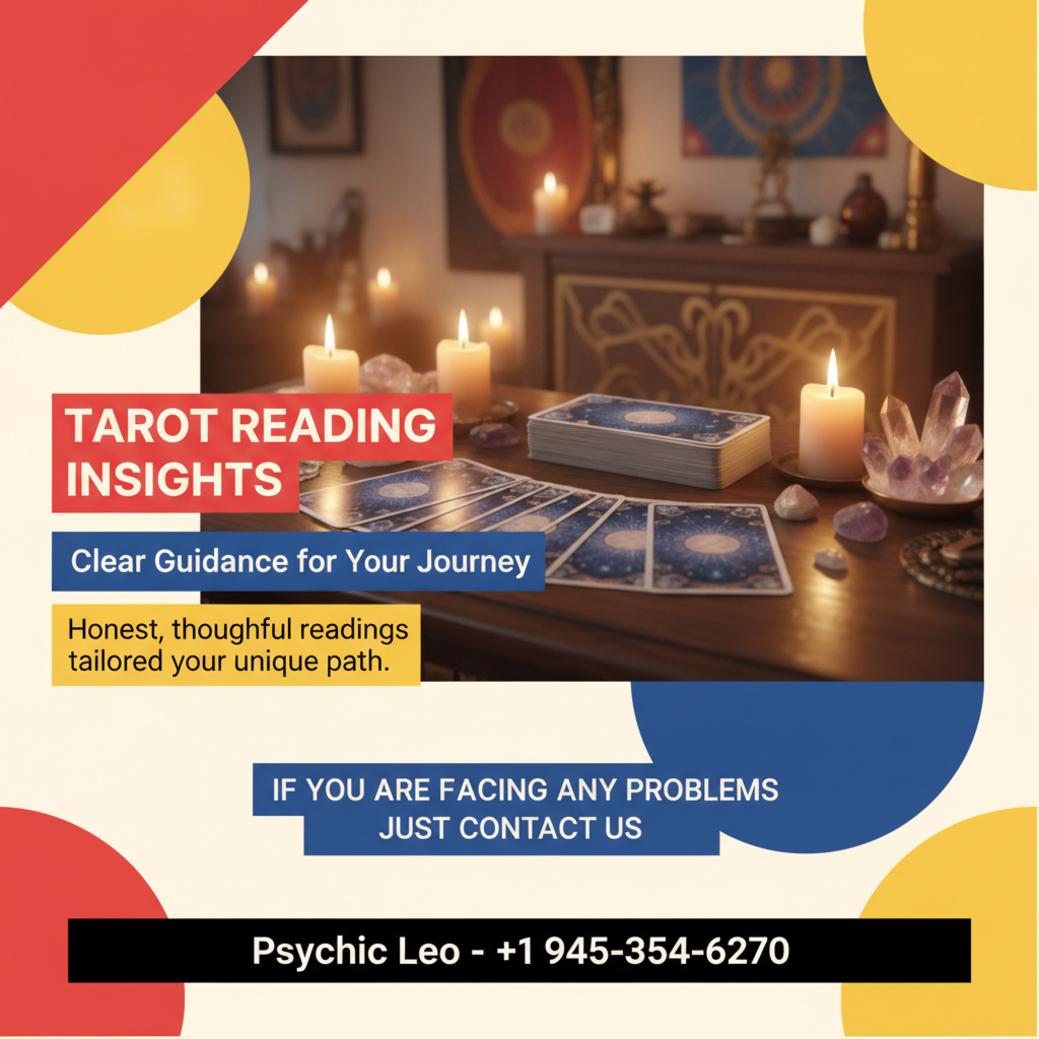 tarot reading setup on table with candles in Pflugerville, TX