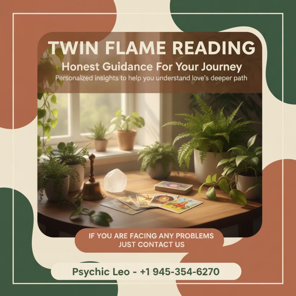 Twin flame reading spiritual setup with tarot and crystals in Hutto