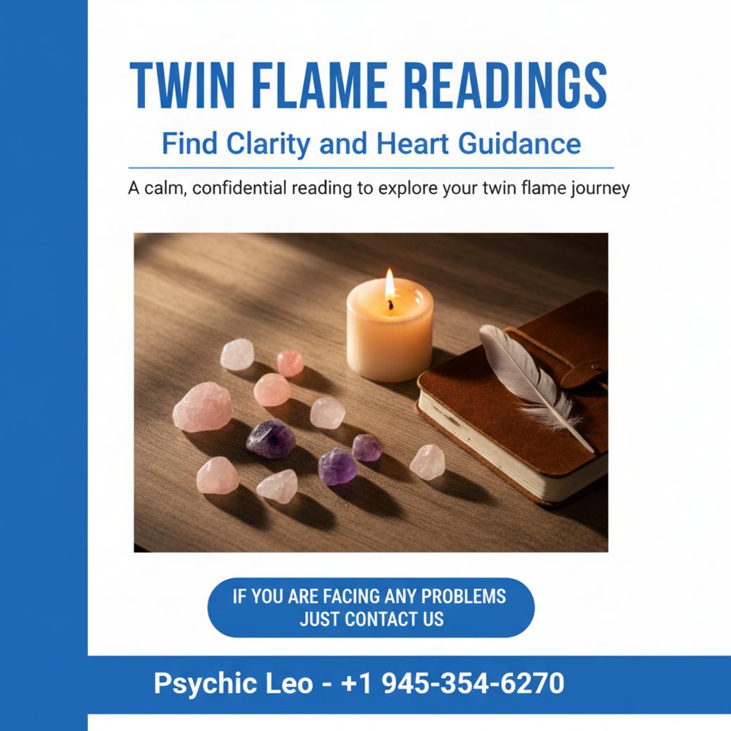 Twin flame reading session with crystals and candle in Texas